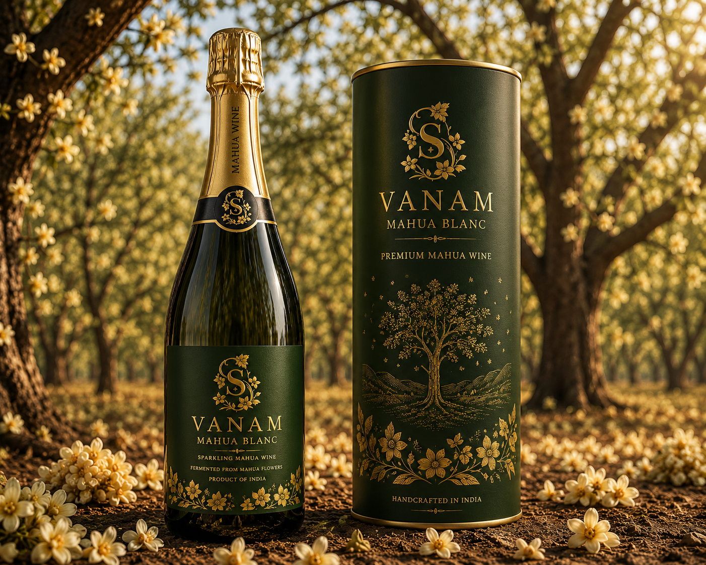 Mahua Flower Harvest & Golden Wine